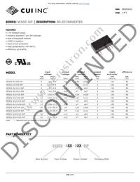 VESD2-S24-D15-SIP Datasheet Cover
