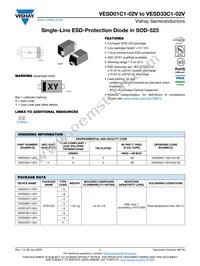 VESD26C1-02V-G3-08 Datasheet Cover