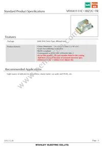 VFHA1111C-3BZ2C-TR Datasheet Cover