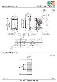 VFHA1111C-3BZ2C-TR Datasheet Page 2