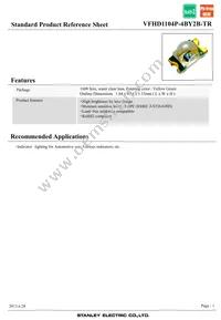 VFHD1104P-4BY2B-TR Datasheet Cover