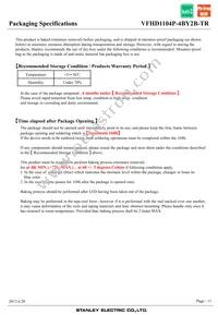 VFHD1104P-4BY2B-TR Datasheet Page 11