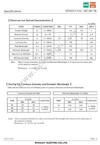 VFHD1111C-3B72B-TR Datasheet Page 4