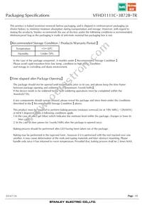 VFHD1111C-3B72B-TR Datasheet Page 11