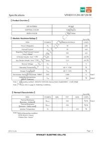 VFHD1112H-3B72B-TR Datasheet Page 3