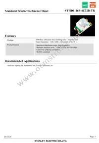 VFHD1116P-4C32B-TR Datasheet Cover