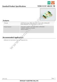 VFHL1111C-4B23C-TR Datasheet Cover