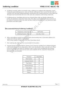 VFHL1111C-4B23C-TR Datasheet Page 9