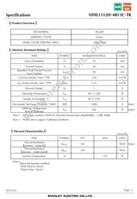 VFHL1112H-4B13C-TR Datasheet Page 3