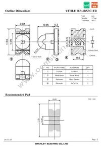 VFHL1116P-4BX3C-TR Datasheet Page 2