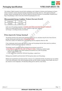 VFHL1116P-4BX3C-TR Datasheet Page 11