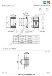 VFHR1111C-3BY2A-TR Datasheet Page 2