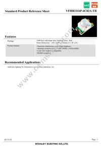 VFHR1116P-4C82A-TR Datasheet Cover