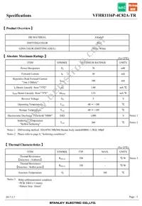 VFHR1116P-4C82A-TR Datasheet Page 3