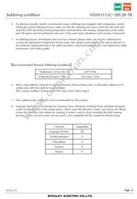 VFHV1111C-3BY2B-TR Datasheet Page 9