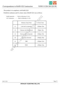 VFHY1112H-3BY2D-TR Datasheet Page 19