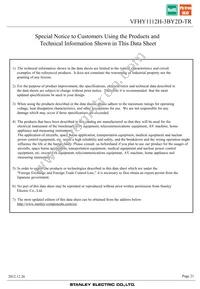 VFHY1112H-3BY2D-TR Datasheet Page 21