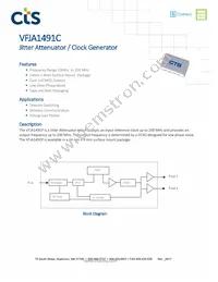 VFJA1491C-100.000M-10.000M Datasheet Cover