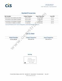 VFJA1491P-156.250M-25.000M Datasheet Page 4