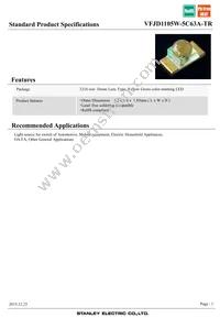 VFJD1105W-5C63A-TR Datasheet Cover