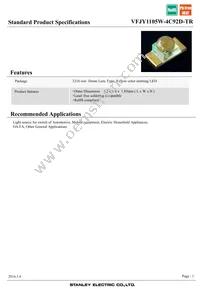 VFJY1105W-4C92D-TR Datasheet Cover
