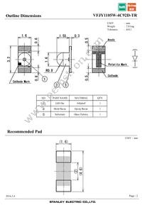 VFJY1105W-4C92D-TR Datasheet Page 2