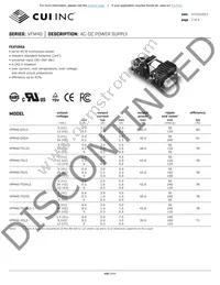VFM40-T5245 Datasheet Cover