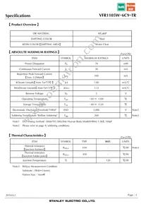 VFR1105W-6C9-TR Datasheet Page 3