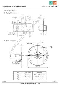 VFR1105W-6C9-TR Datasheet Page 17