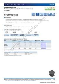 VFS5045SA151 Datasheet Cover