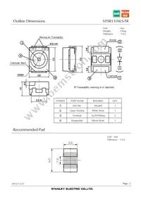 VFSR1104LS-TR Datasheet Page 2