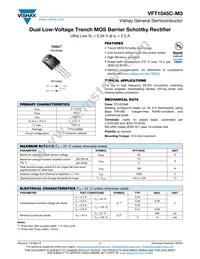 VFT1045C-M3/4W Datasheet Cover