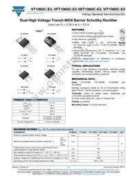 VFT1060C-E3/4W Datasheet Cover