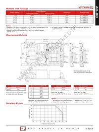 VFT150PS48 Datasheet Page 2
