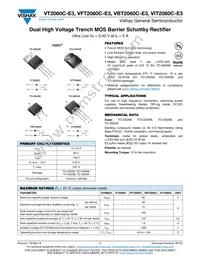 VFT2060C-E3/4W Datasheet Cover