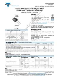 VFT3045BP-M3/4W Datasheet Cover