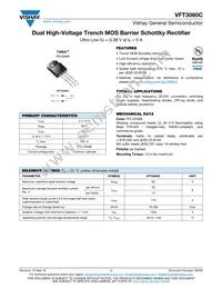 VFT3060C-M3/4W Datasheet Cover