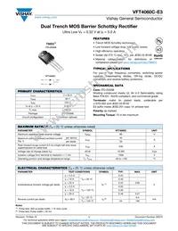 VFT4060C-E3/4W Datasheet Cover