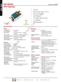 VFT80US15 Datasheet Cover