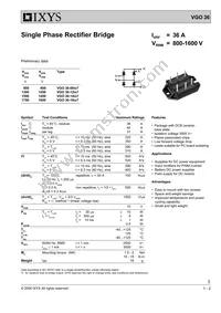 VGO36-12IO7 Datasheet Cover