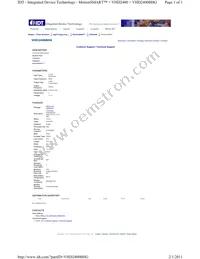 VHD2400BHG Datasheet Cover