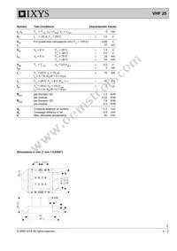 VHF25-08IO7 Datasheet Page 2