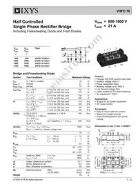 VHFD16-14IO1 Datasheet Cover