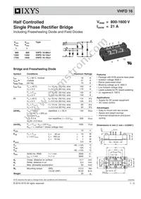 VHFD16-16IO1 Datasheet Cover