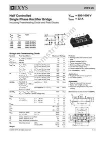 VHFD29-14IO1 Datasheet Cover