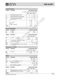 VHM40-06P1 Datasheet Page 2