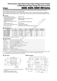 VHV12-1.5K1000P Datasheet Cover