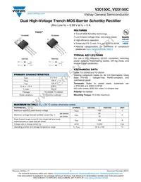 VI20150CHM3/4W Datasheet Cover