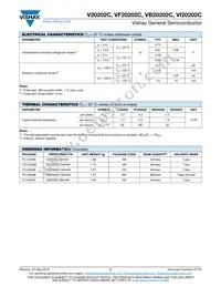 VI20202C-M3/4W Datasheet Page 2