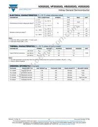 VI20202G-M3/4W Datasheet Page 2